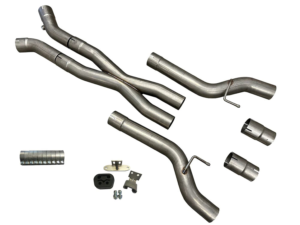 Speed Engineering 1-7/8" or 2" Headers & 3" Competition Stainless X-Pipe, 2014-2019 C7 Stingray, Z06