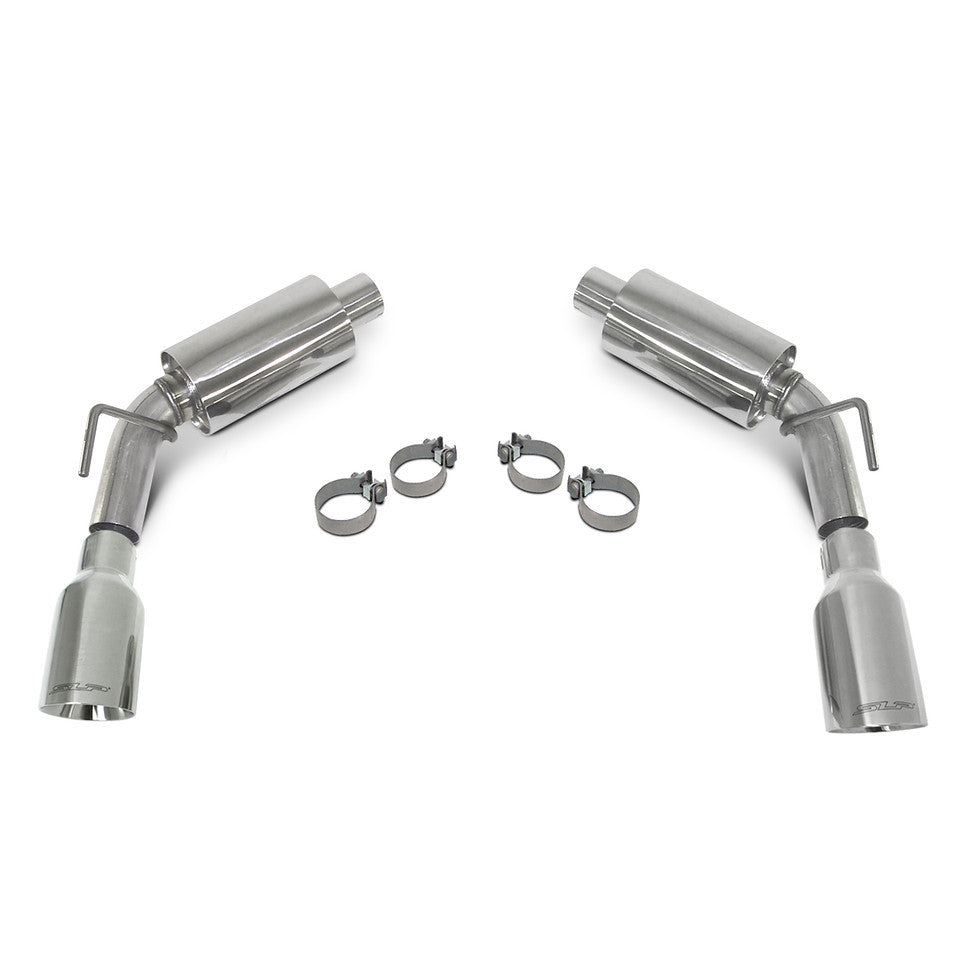 SLP Loudmouth/Loudmouth II Axle-Back Exhaust w/4" Tips, 2010-2015 Camaro SS & ZL1