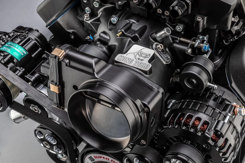 Kong Performance 120mm Billet Throttle Body, LS-Applications (Black Or Silver)