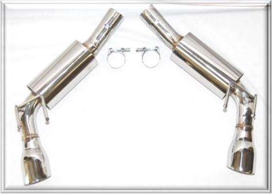 Flowtech Axle-Back Stainless Exhaust System, 2010-2015 Camaro SS & ZL1