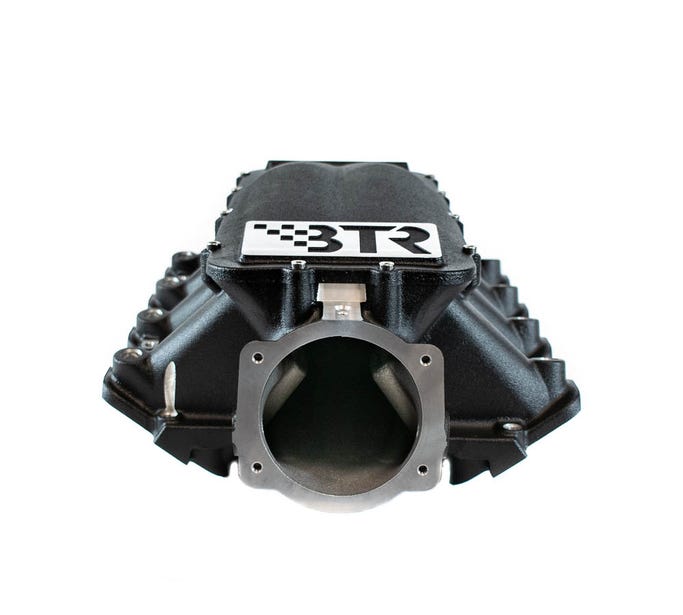 BTR Equalizer 3 Intake Manifold, Silver Or Black, LS3 Square Port