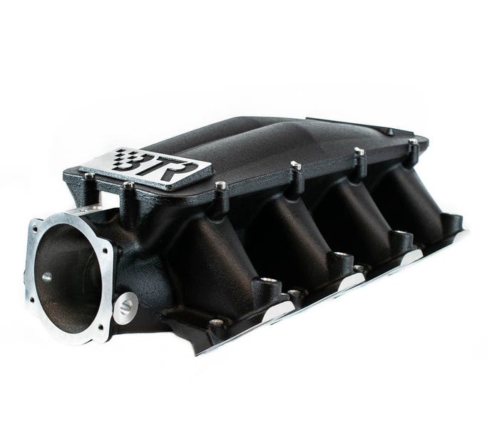 BTR Equalizer 3 Intake Manifold, Silver Or Black, LS3 Square Port