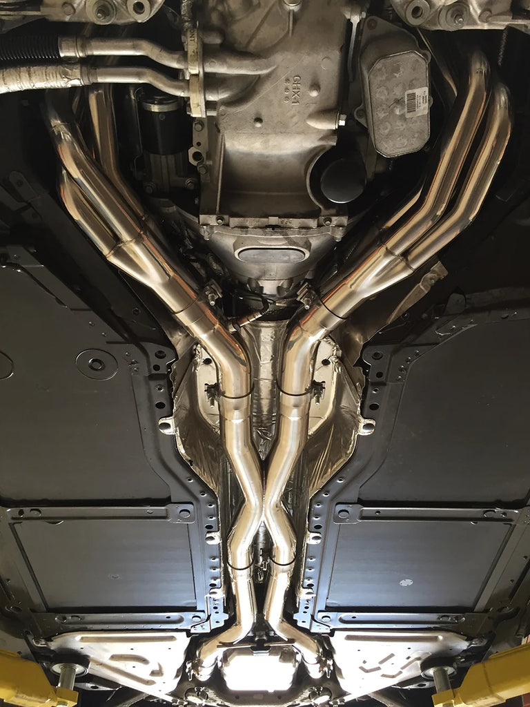 Speed Engineering 1-7/8" or 2" Headers & 3" Competition Stainless X-Pipe, 2014-2019 C7 Stingray, Z06