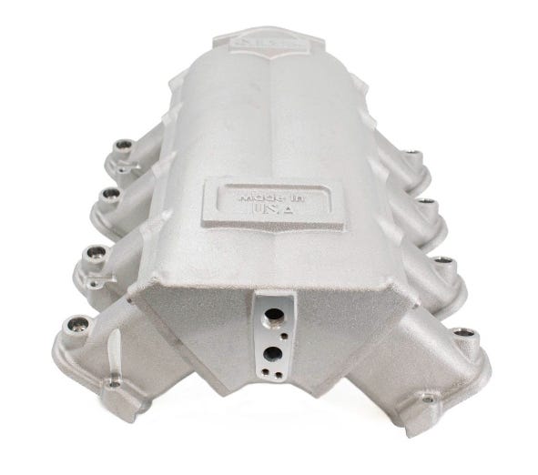 BTR Trinity Series Intake Manifold, Silver Or Black, LS3 Square Port