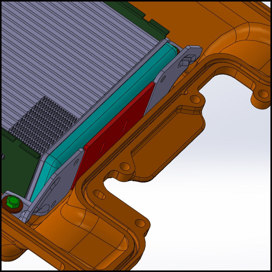 PCM Of NC LSA Supercharger Brick Reinforcement Brackets, LSA Supercharger