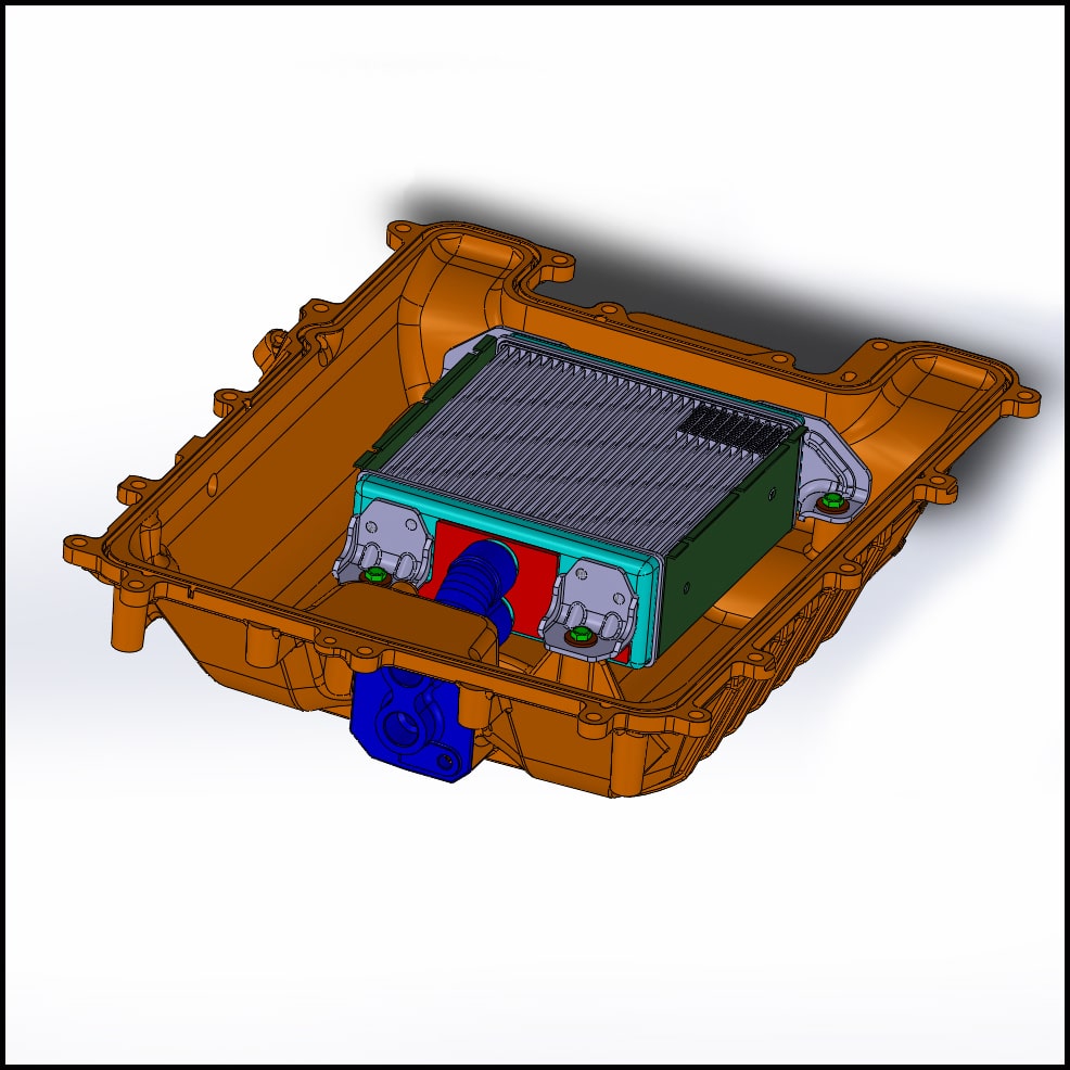 PCM Of NC LSA Supercharger Brick Reinforcement Brackets, LSA Supercharger