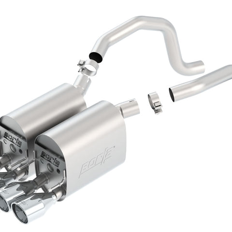 Borla Touring Axle-Back Exhaust System, 2005-2008 C6 Corvette LS2
