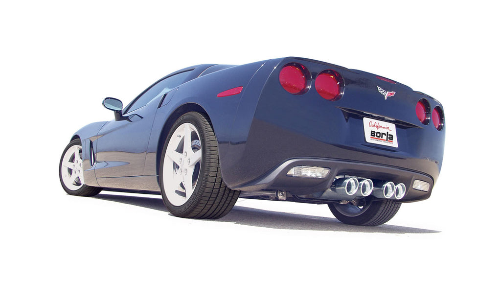 Borla ATAK Axle-Back Exhaust System, 2005-2008 C6 Corvette LS2