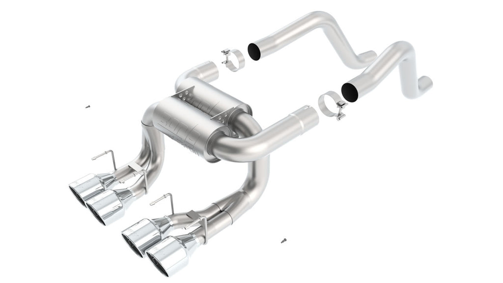 Borla Touring Axle-Back Exhaust System, 2006-2013 C6 Z06 &ZR1