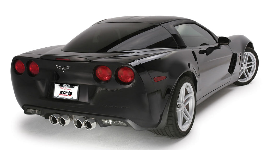 Borla Touring Axle-Back Exhaust System, 2006-2013 C6 Z06 &ZR1