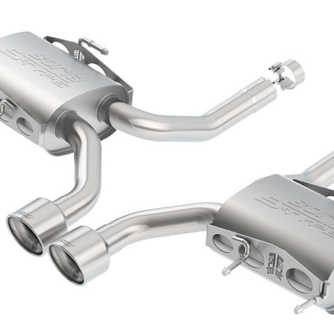Borla S-Type Axle-Back, Polished Tips, 2011-2014 Cadillac CTS-V Coupe