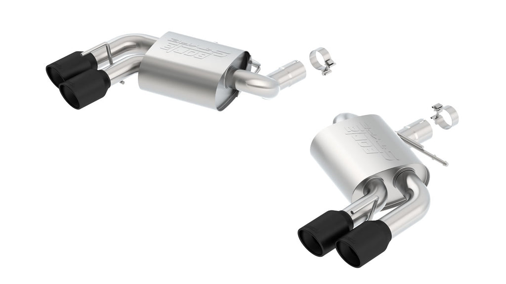 Borla S-Type Axle-Back Quad Tip Exhaust System (w/NPP)  2016-2024 Camaro SS & ZL1