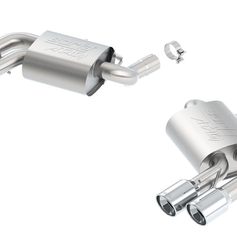 Borla ATAK Axle-Back Quad Tip Exhaust System (w/NPP) 2016-2024 Camaro SS & ZL1