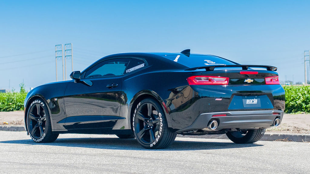 Borla S-Type Axle-Back Dual Tip Exhaust System (NO NPP) 2016-2024 Camaro SS