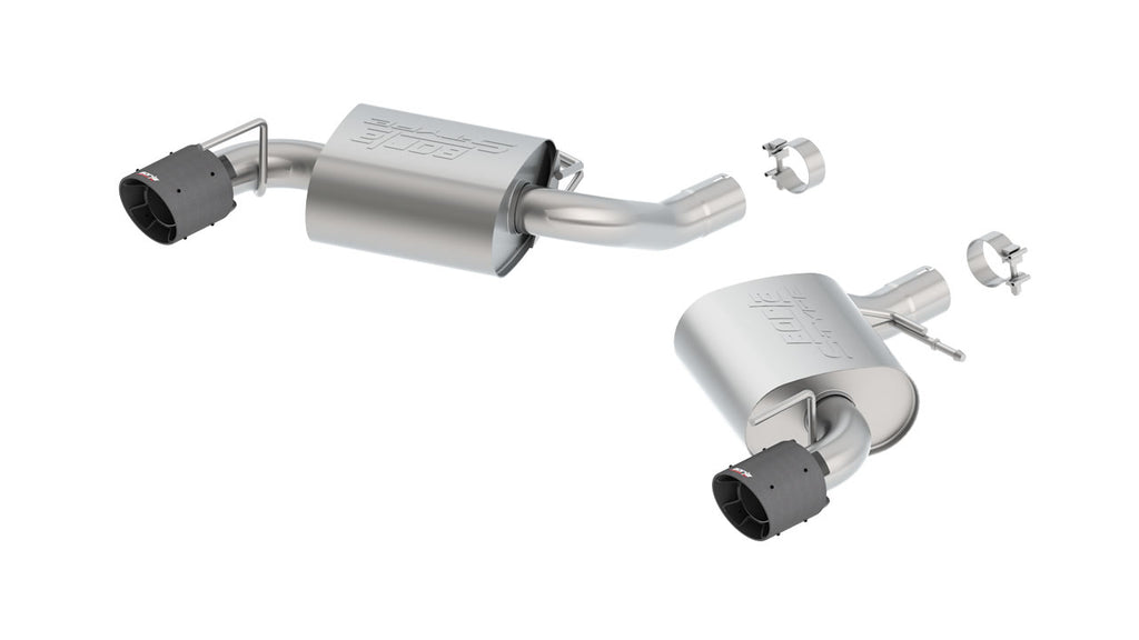 Borla S-Type Axle-Back Dual Tip Exhaust System (NO NPP) 2016-2024 Camaro SS