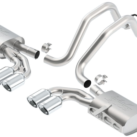Borla ATAK Axle-Back Exhaust System, 1997-2004 Corvette & Z06