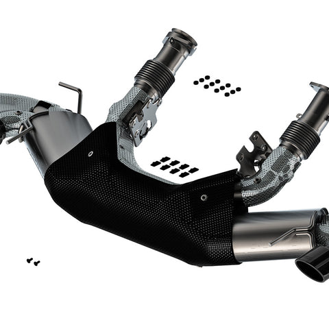 Borla Atak Exhaust, Quad Silver, Black or Carbon Fiber Tips (No NPP) 2020-2024 C8 Stingray