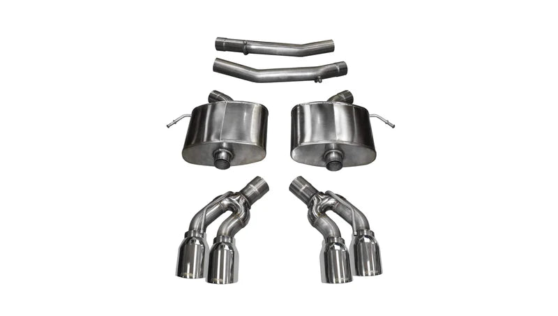 Corsa Sport Axle-Back, Polished Or Black Tips, 2016-2019 Cadillac CTS-V Coupe