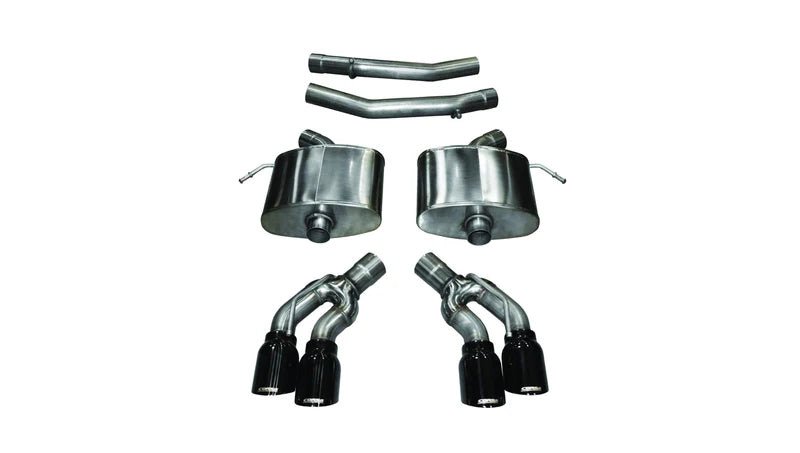 Corsa Sport Axle-Back, Polished Or Black Tips, 2016-2019 Cadillac CTS-V Coupe
