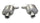 Corsa Sport Axle-Back, Polished Or Black Tips, 2009-2014 Cadillac CTS-V Sedan