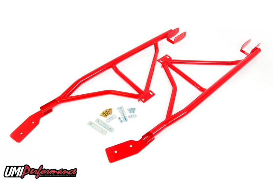 UMI 3-Point Subframe Connectors, 1998-02 Camaro, Trans Am, Formula