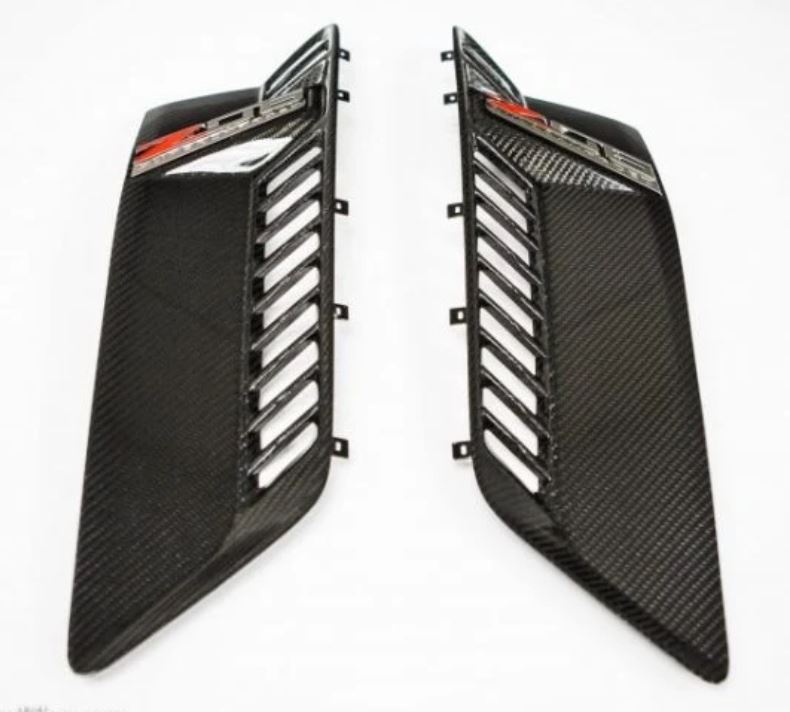 C7 Corvette Z06 Carbon Fiber LG257-AC Fender Vents