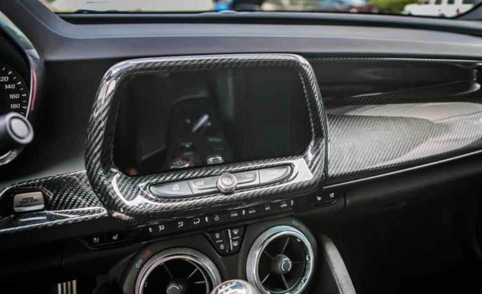 2016-2019 Camaro Carbon Fiber LG362 Radio Bezel Cover