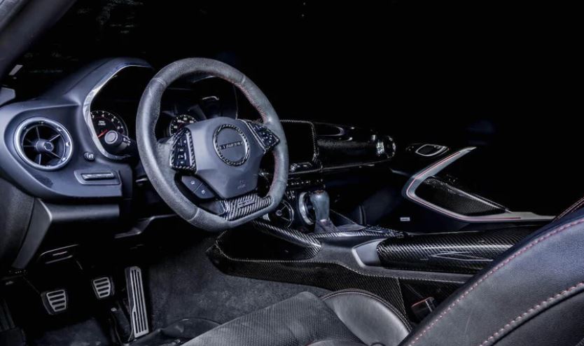 2016-2019 Camaro Carbon Fiber LG435 Center Console Lower Side Panels