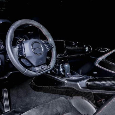 2016-2019 Camaro Carbon Fiber LG435 Center Console Lower Side Panels