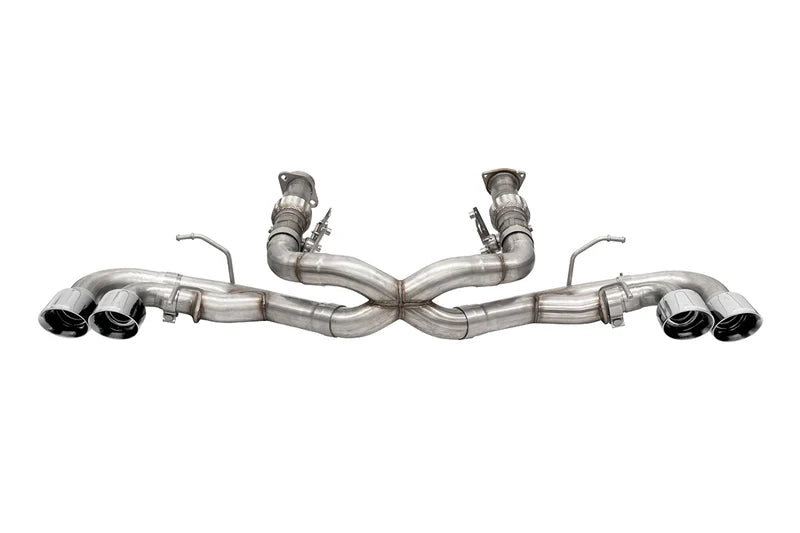 Corsa Variable Sound Control Exhaust, Quad Silver, Black or Carbon Fiber Tips (No NPP) 2020-2024 C8 Stingray