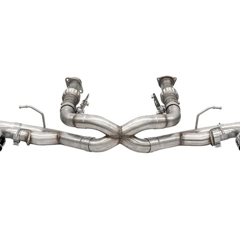 Corsa Variable Sound Control Exhaust, Quad Silver, Black or Carbon Fiber Tips (No NPP) 2020-2024 C8 Stingray