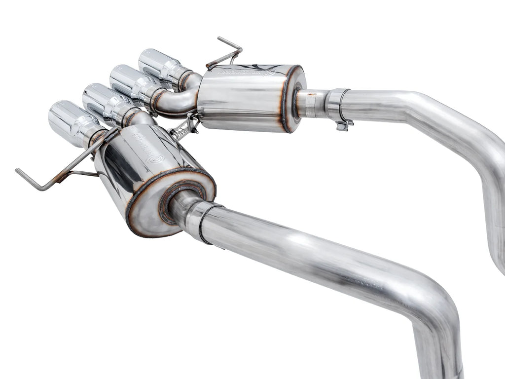 AWE Tuning Touring Edition Exhaust System, Quad Silver or Black Tips, 2014-2019 Stingray, GS, Z06