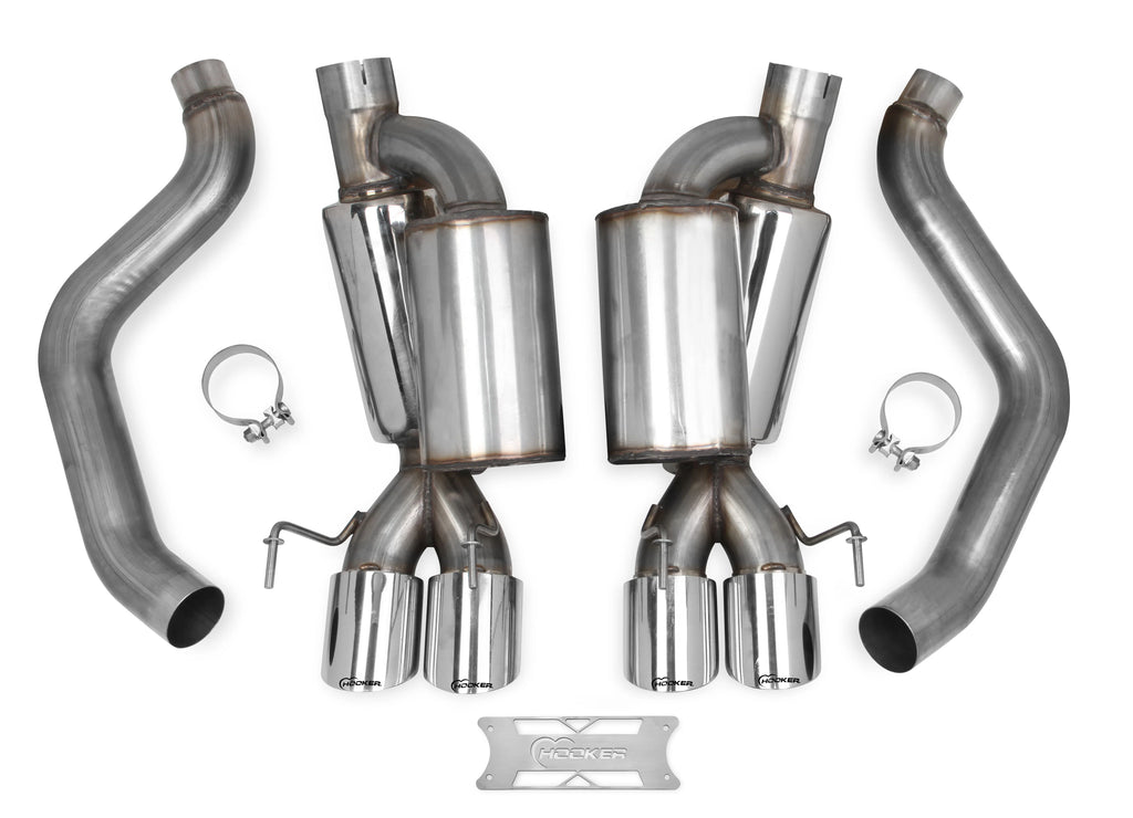 Hooker Blackheart Exhaust System, 2005-2008 C6 Corvette