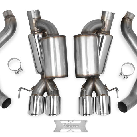 Hooker Blackheart Exhaust System, 2005-2008 C6 Corvette