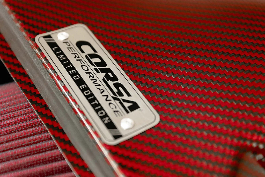 Corsa Carbon Fiber Air Intake, 2014-2019 Corvette C7, Z51, GS Red