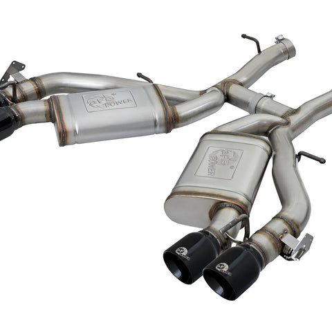 aFe Mach Force XP Exhaust System, Silver, Black or C/F Tips (w/NPP), 2016-2024 Camaro SS & ZL1