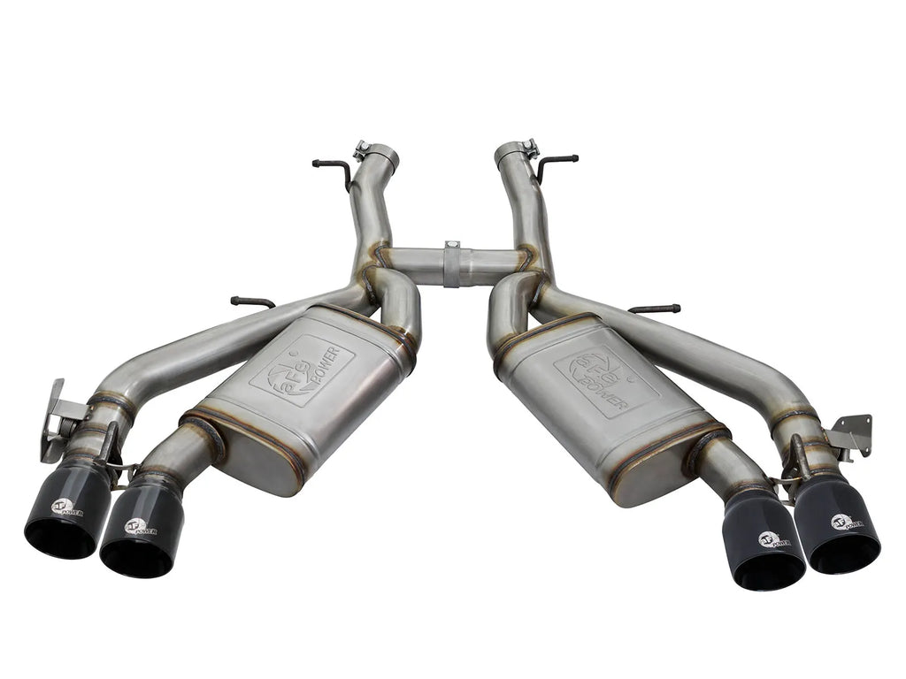 aFe Mach Force XP Exhaust System, Silver, Black or C/F Tips (w/NPP), 2016-2024 Camaro SS & ZL1
