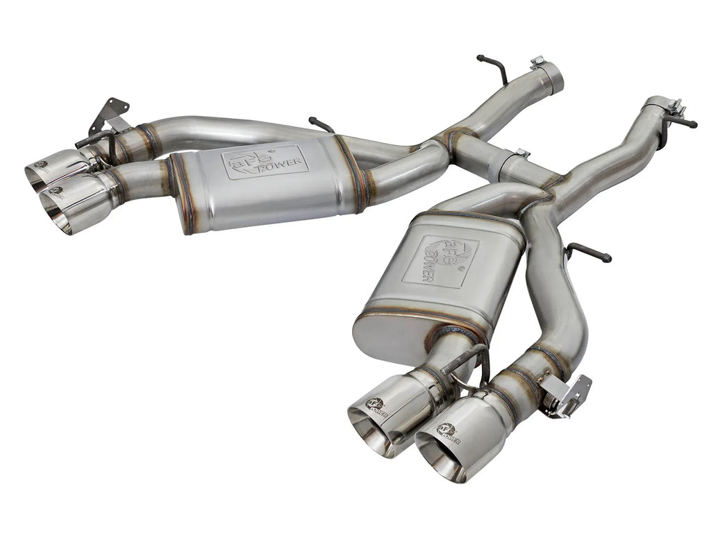aFe Mach Force XP Exhaust System, Silver, Black or C/F Tips (w/NPP), 2016-2024 Camaro SS & ZL1