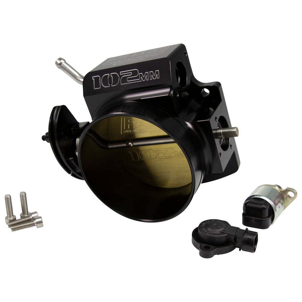 FAST Big Mouth LT 102mm Throttle Body, Silver or Black, Cable Driven