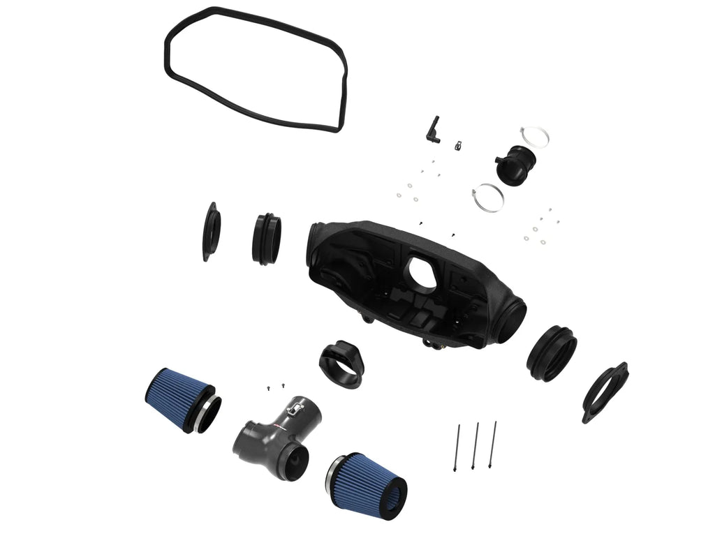 AFE Track Series Carbon Fiber Cold Air Intake System w/Pro 5R Filters, C8 Stingray Coupe & HTC, E-Ray