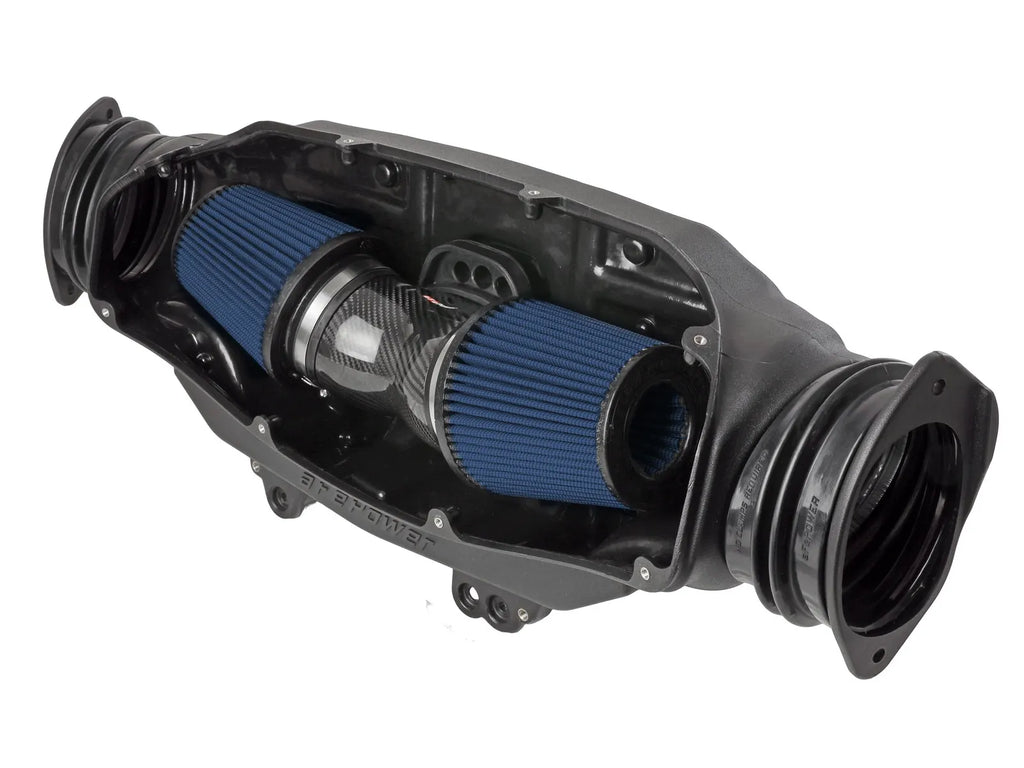 AFE Black Series Carbon Fiber Cold Air Intake System w/Pro 5R Filters, C8 Stingray Coupe & HTC, E-Ray