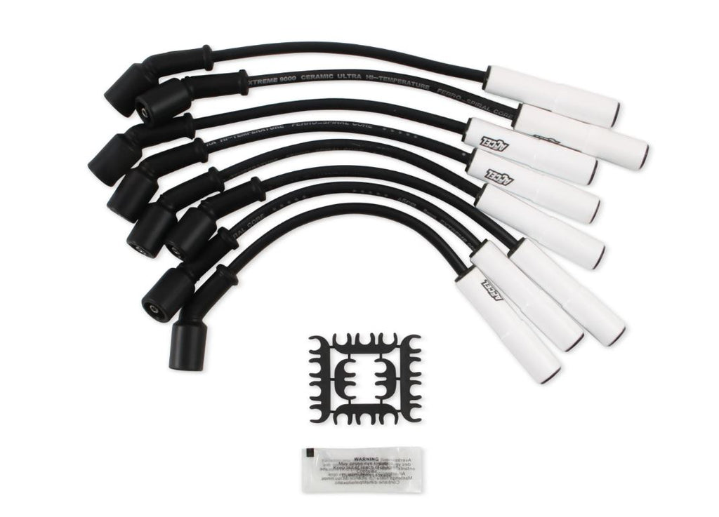 ACCEL Extreme 9000 Ceramic Boot Spark Plug Wire Sets, LS & LT Applicat ...