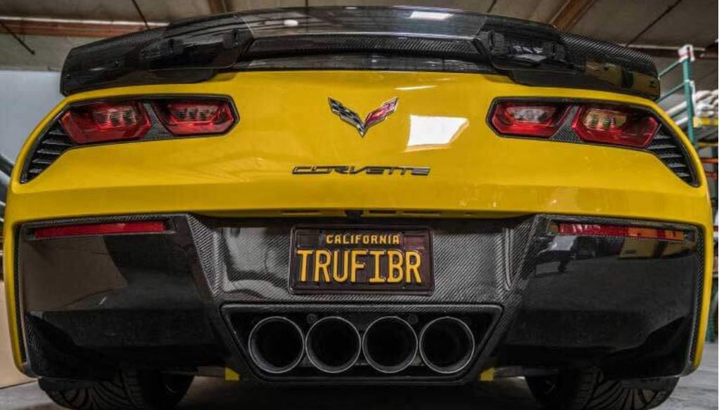 C7 Corvette Carbon Fiber LG184-AC Rear Diffuser V1