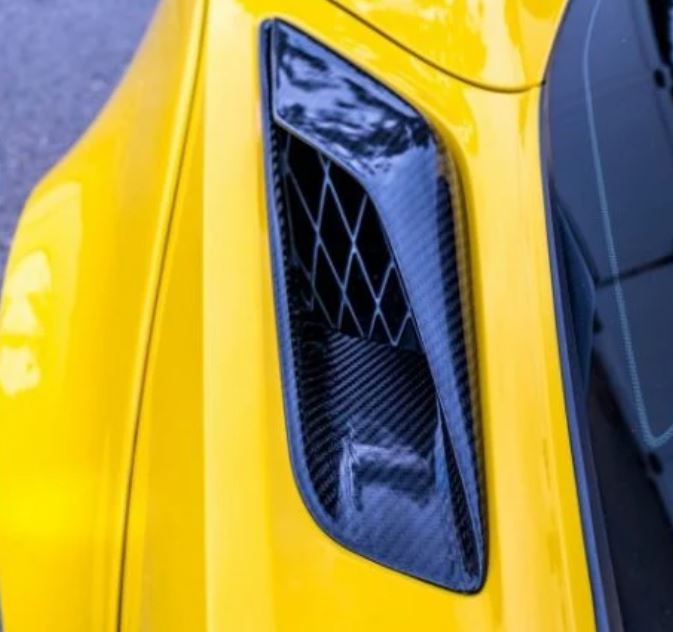 C7 Corvette Carbon Fiber LG289-AC Quarter Panel Vents V2