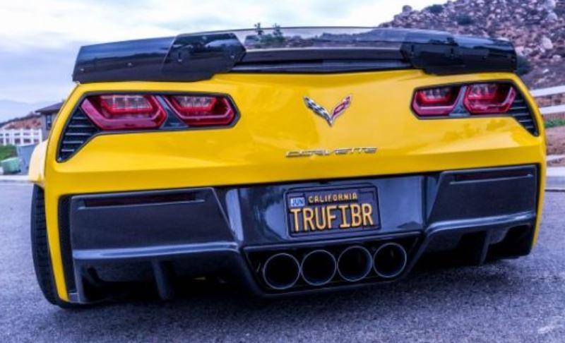 C7 Corvette Carbon Fiber LG305-AC Rear Diffuser V2