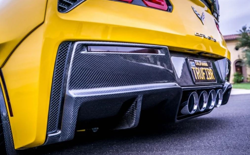 C7 Corvette Carbon Fiber LG305-AC Rear Diffuser V2