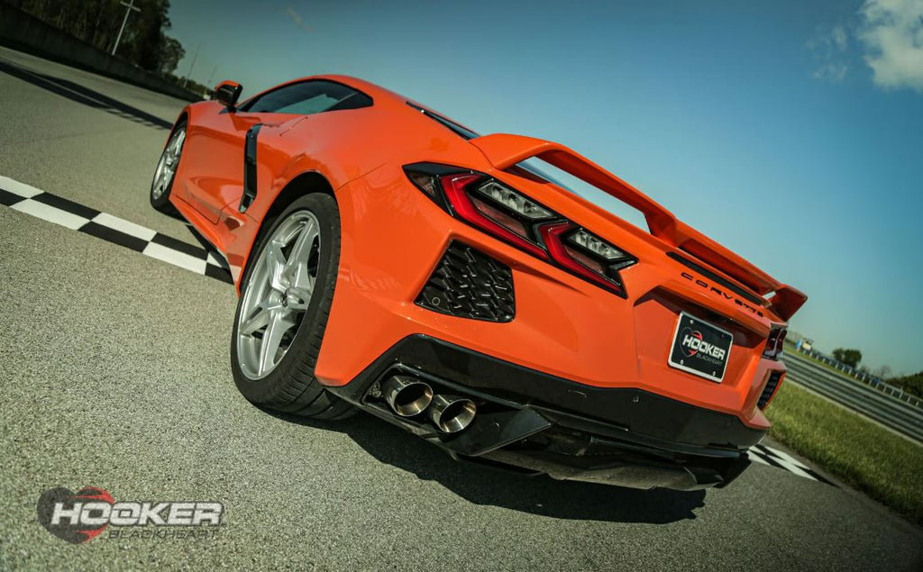 Hooker Blackheart Exhaust System (w/ NPP & AFM), 2020-2024 C8 Stingray