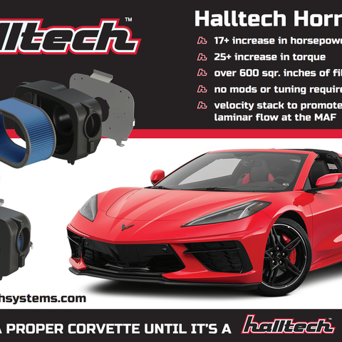 Halltech Hornet Cold Air Intake C8 Stingray Coupe & HTC, E-Ray