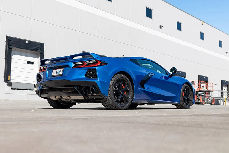 Corsa Variable Sound Control Exhaust, Quad Silver, Black or Carbon Fiber Tips (No NPP) 2020-2024 C8 Stingray