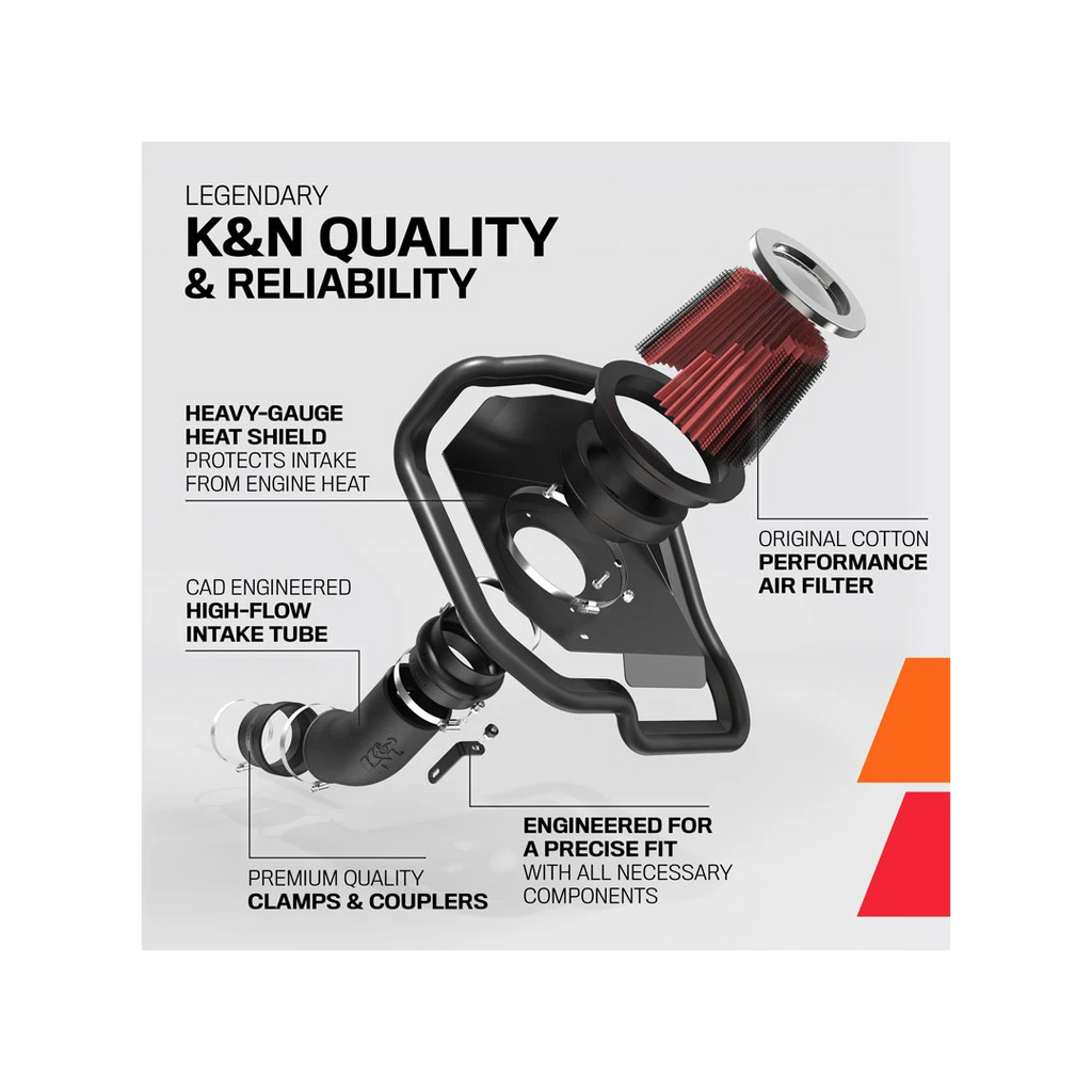 K&N 63 Series Cold Air Intake Kit, 2014-2017 SS-Sedan, 2008-2009 G8